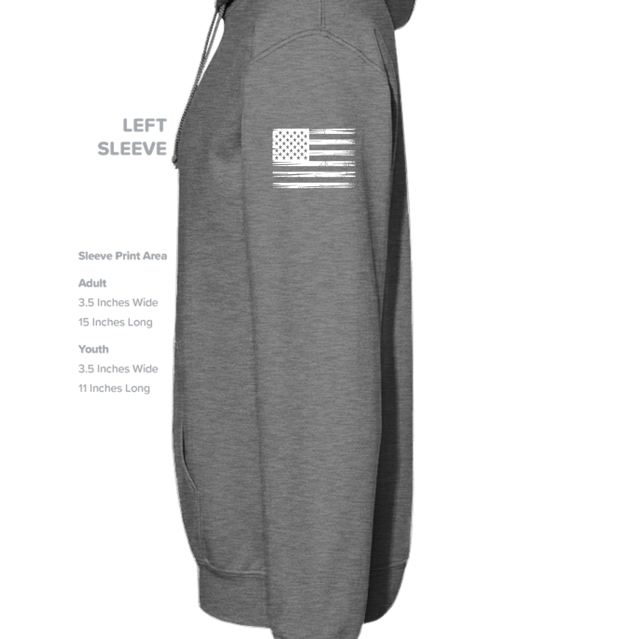 GRAPHITE HEATHER - G185 - SLEEVE_LEFT