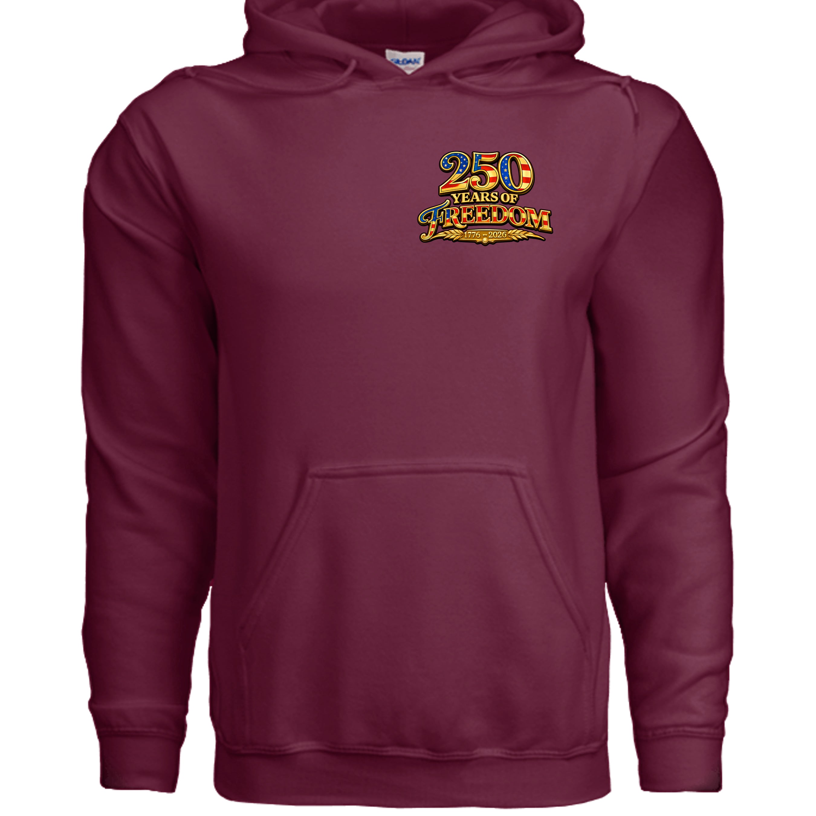 MAROON - G185 - FRONT