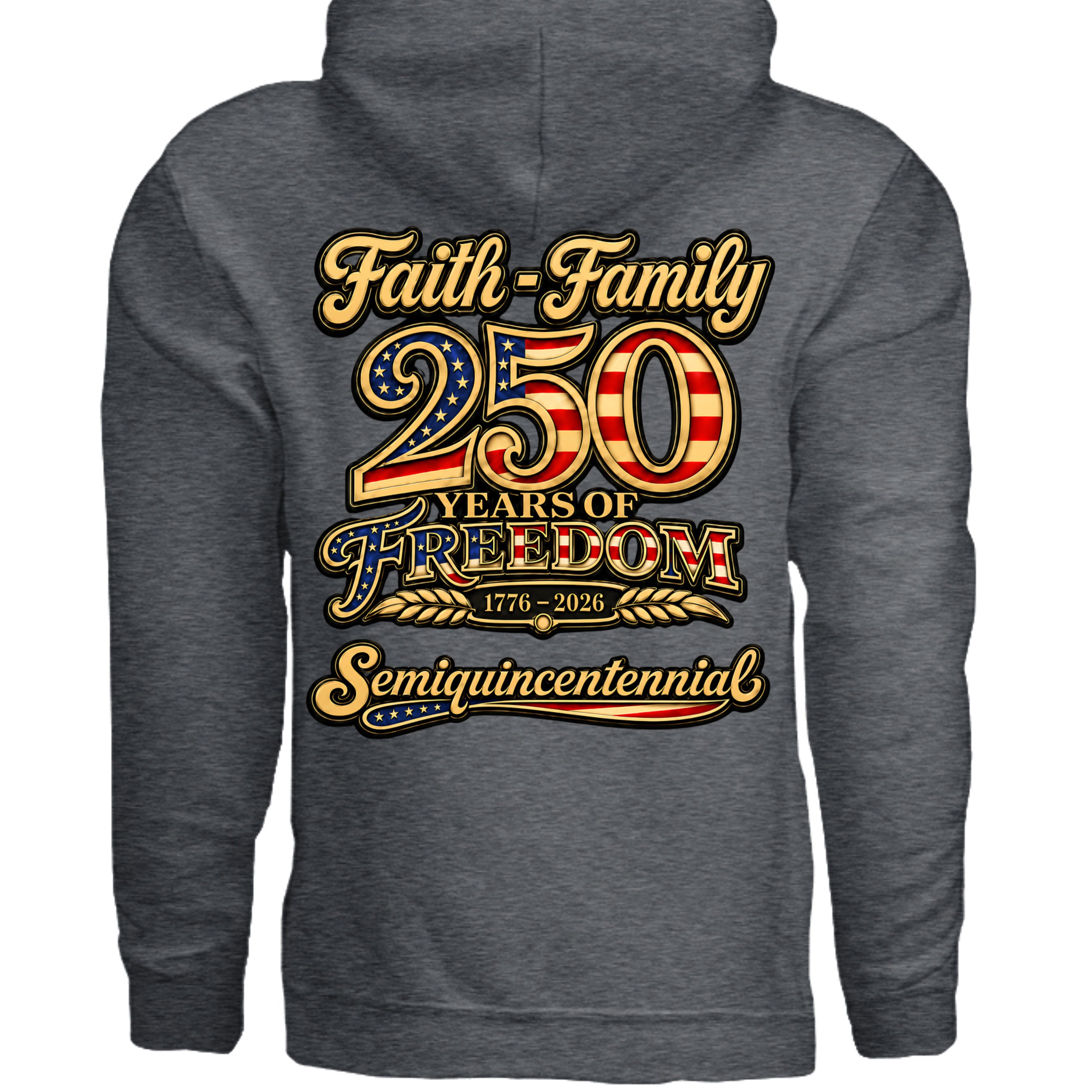 DARK HEATHER - G185 - BACK