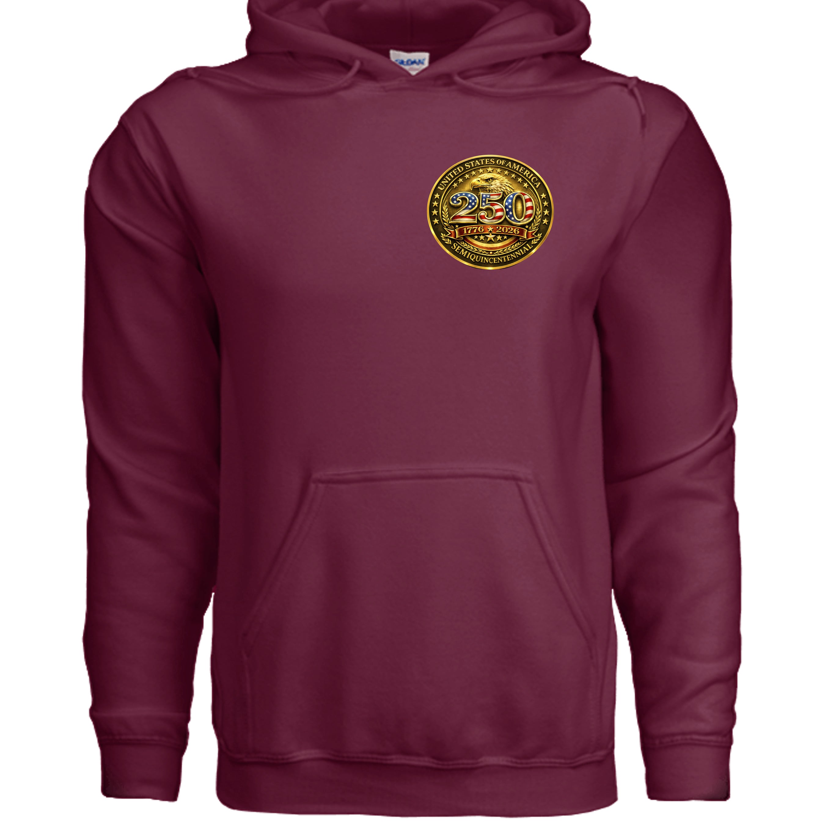 MAROON - G185 - FRONT