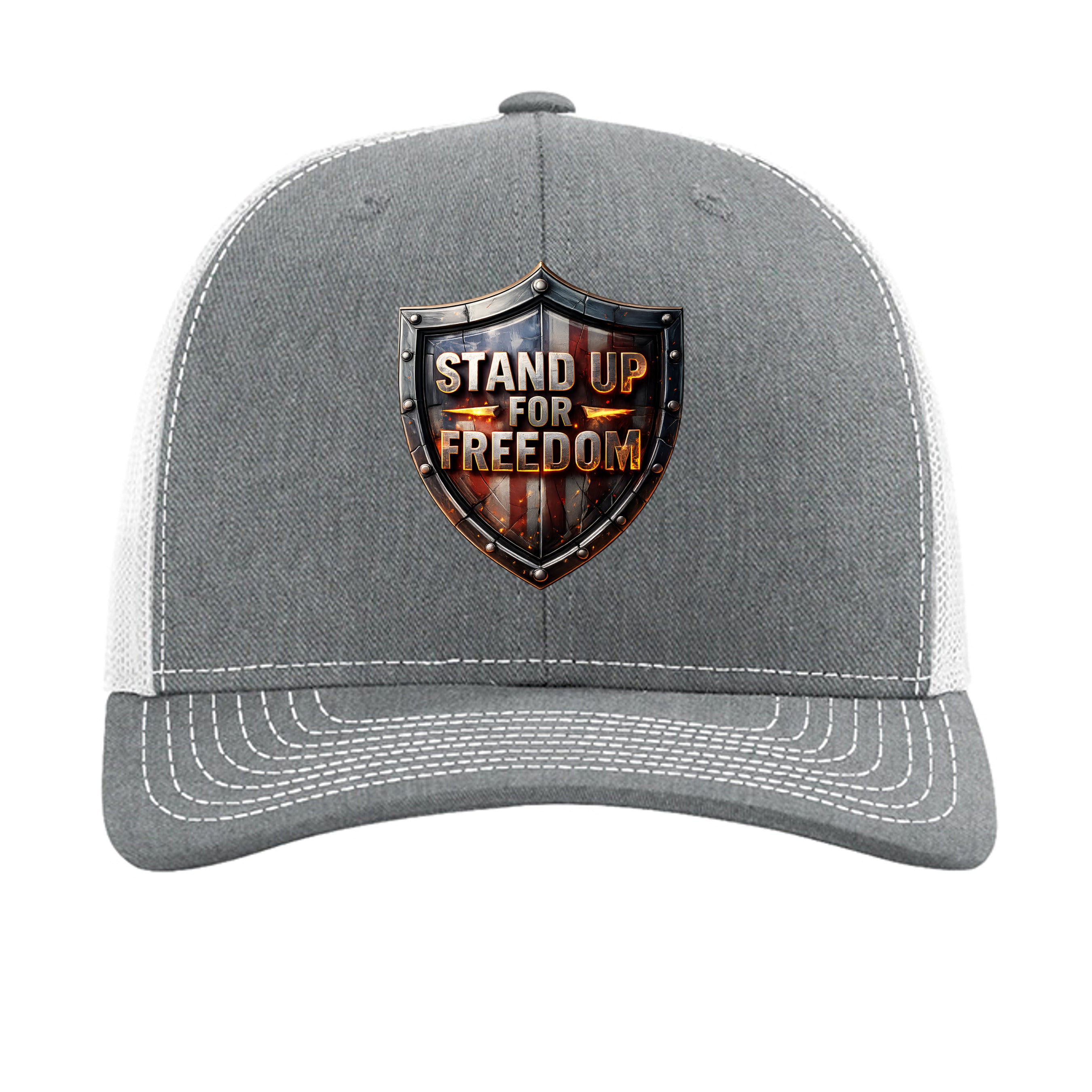 Heather Grey/ White - 112 - FRONT