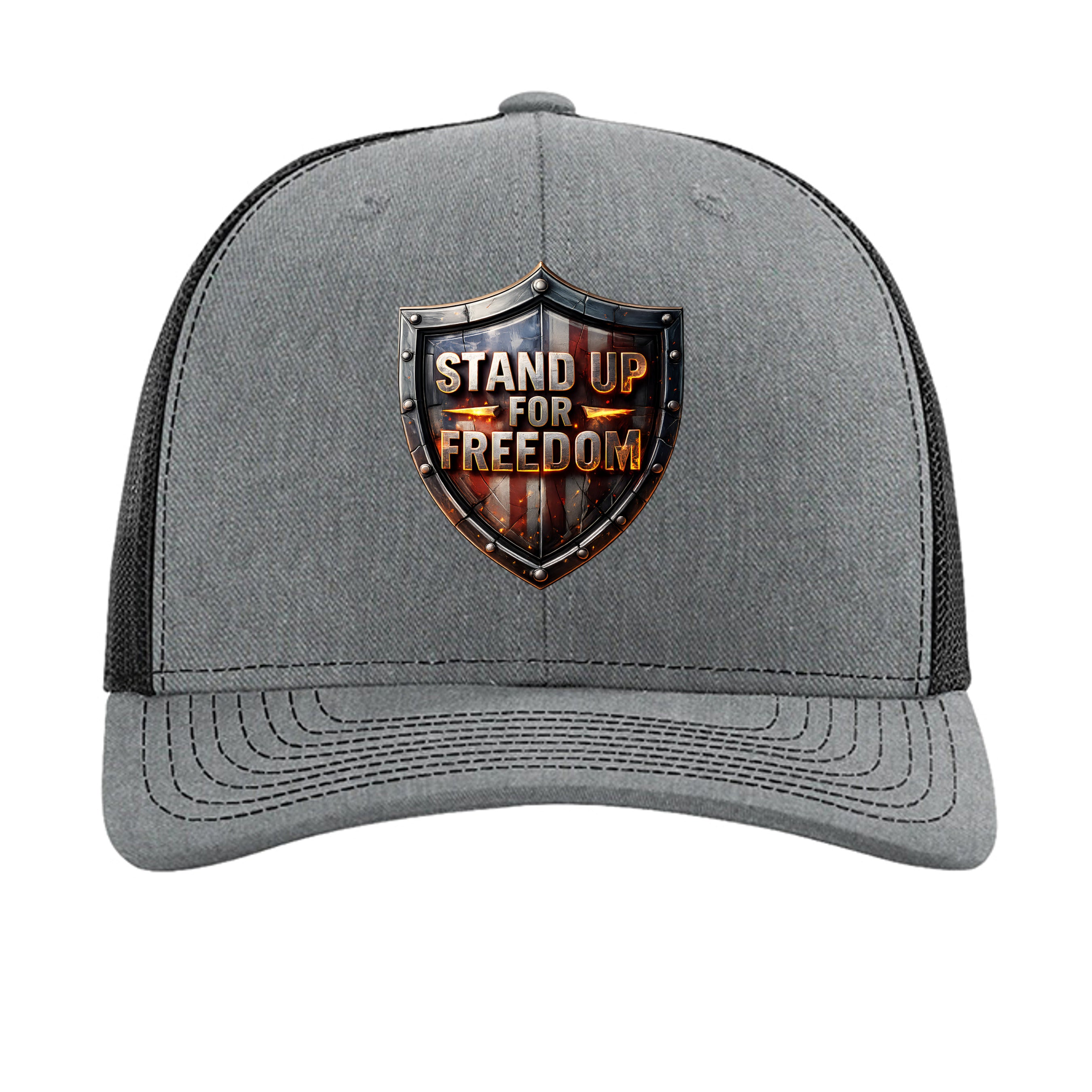 Heather Grey/ Black - 112 - FRONT