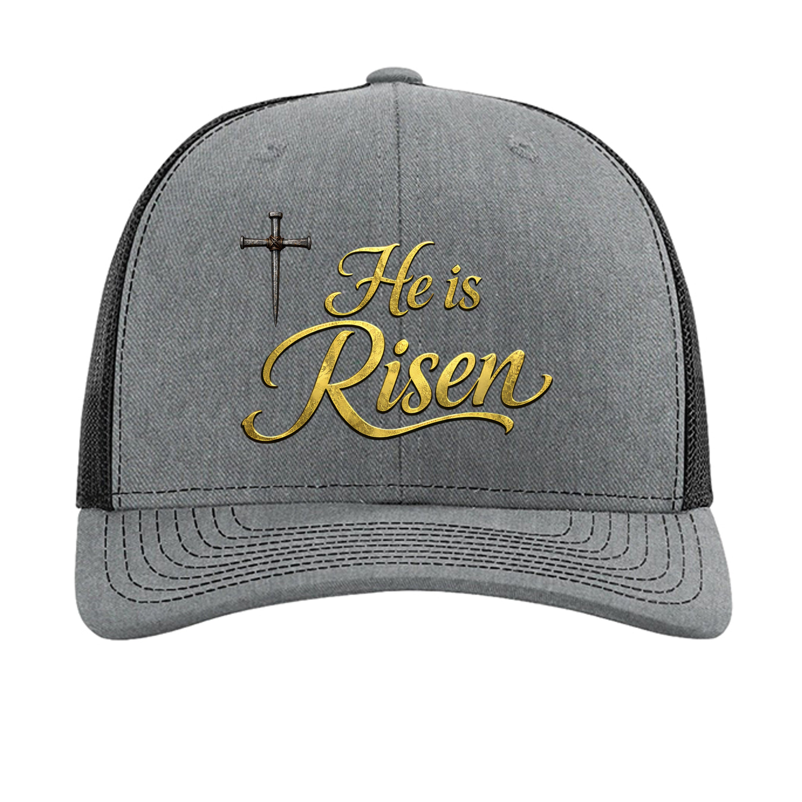 Heather Grey/ Black - 112 - FRONT
