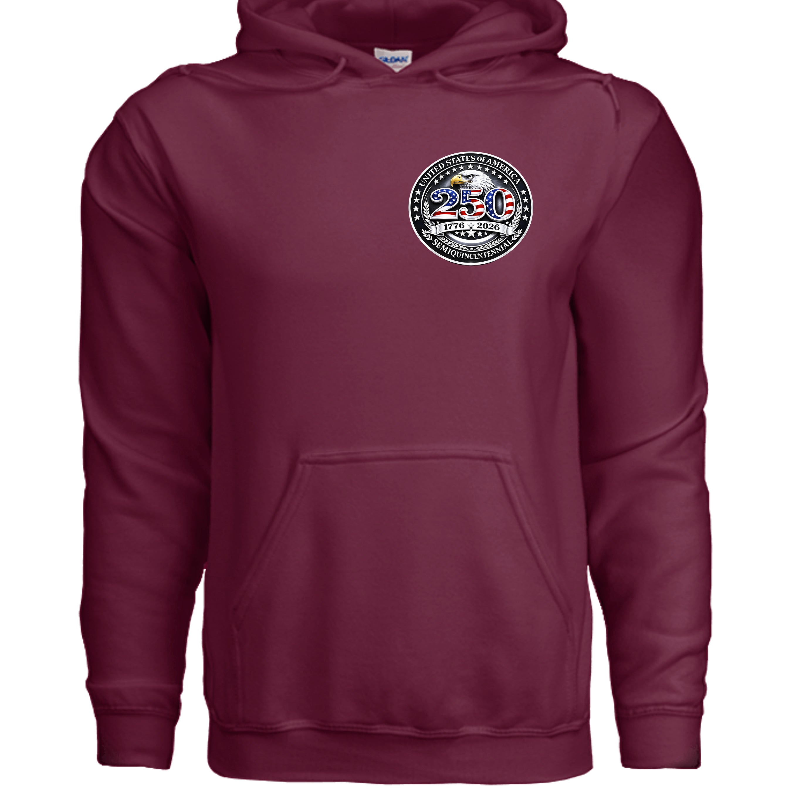 MAROON - G185 - FRONT