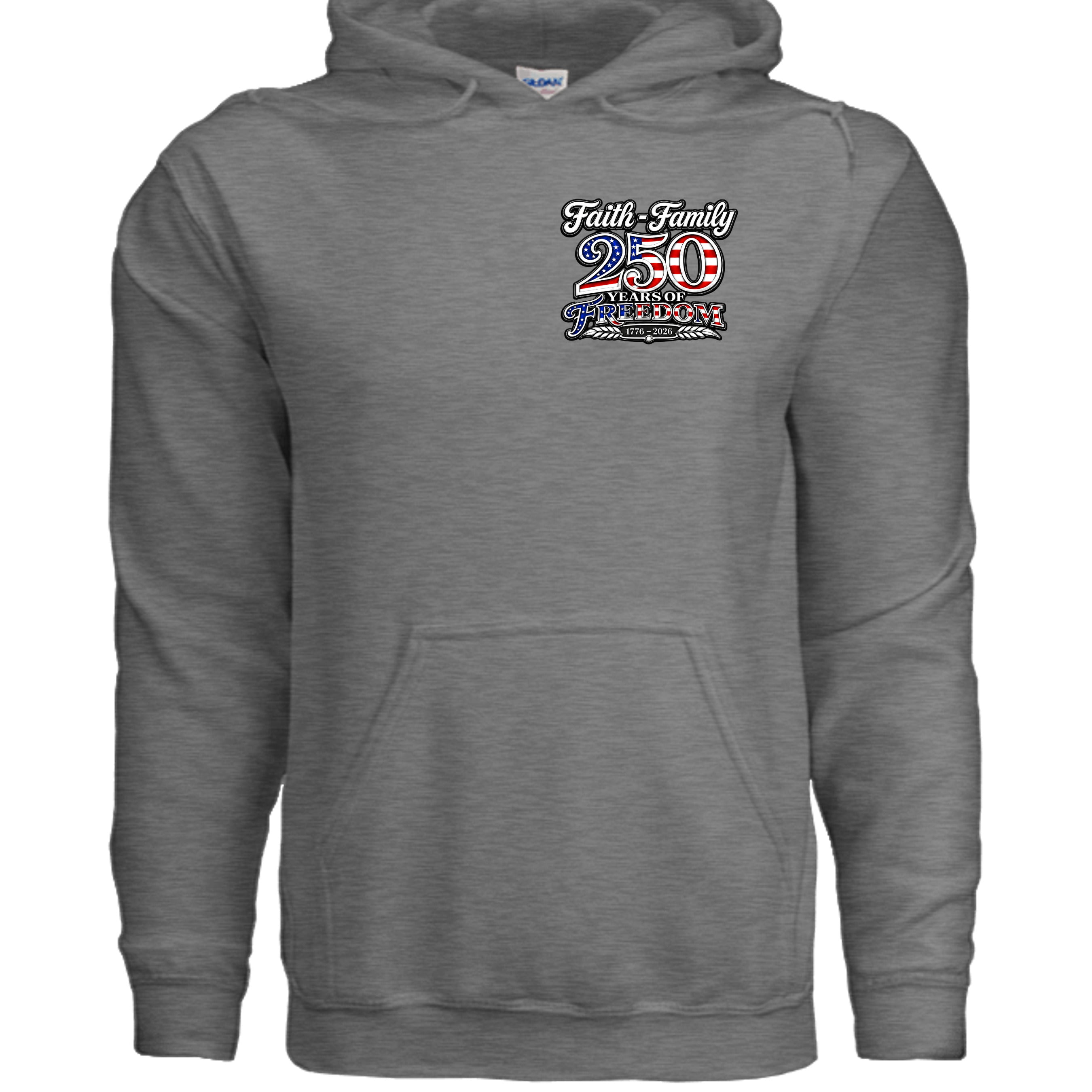 GRAPHITE HEATHER - G185 - FRONT