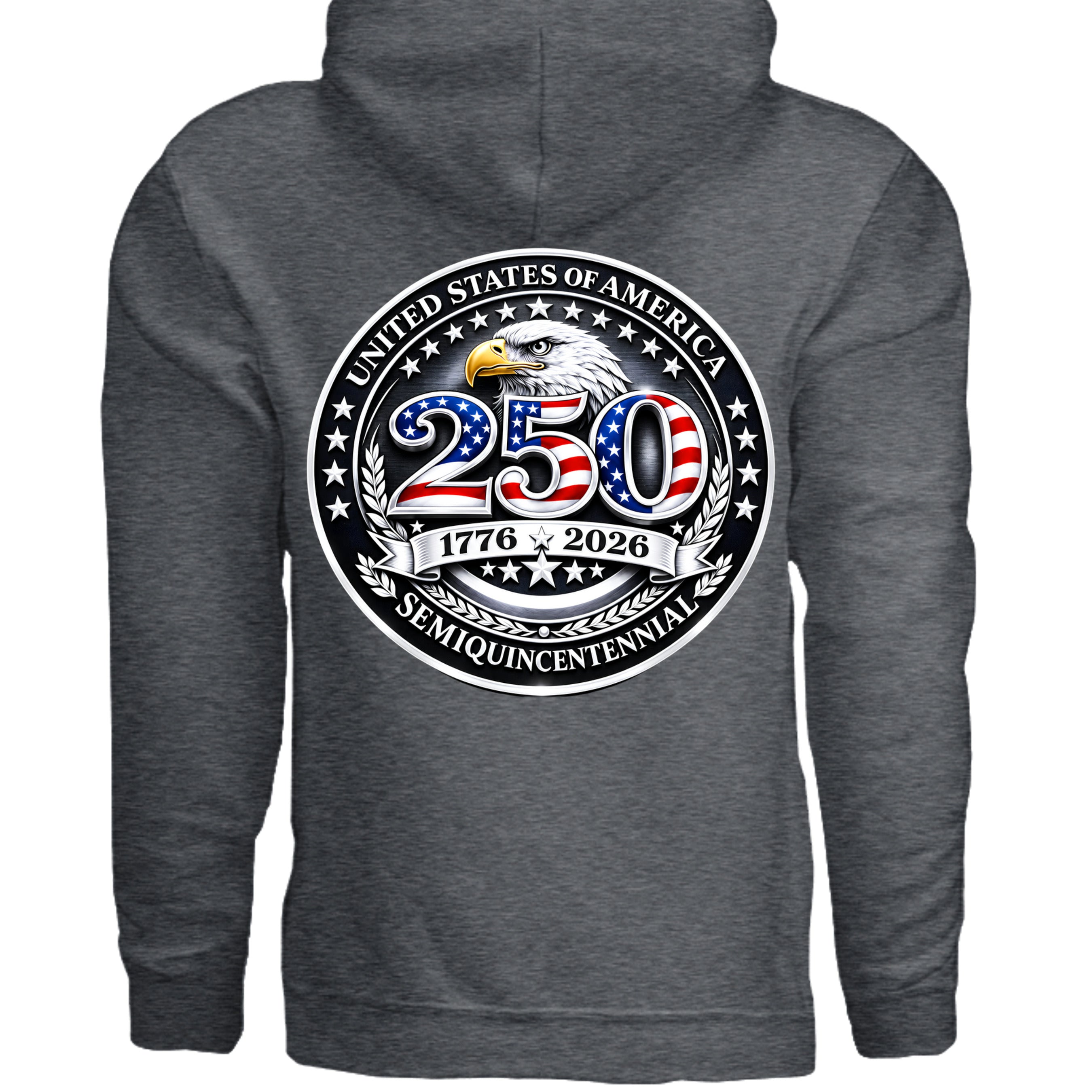 DARK HEATHER - G185 - BACK