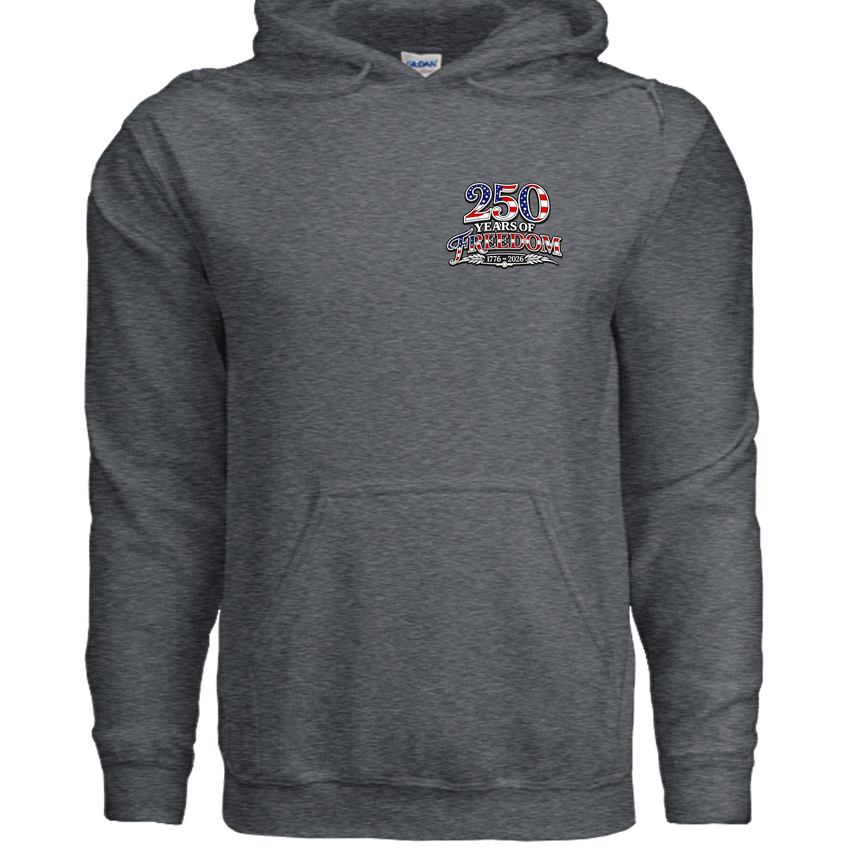 DARK HEATHER - G185 - FRONT
