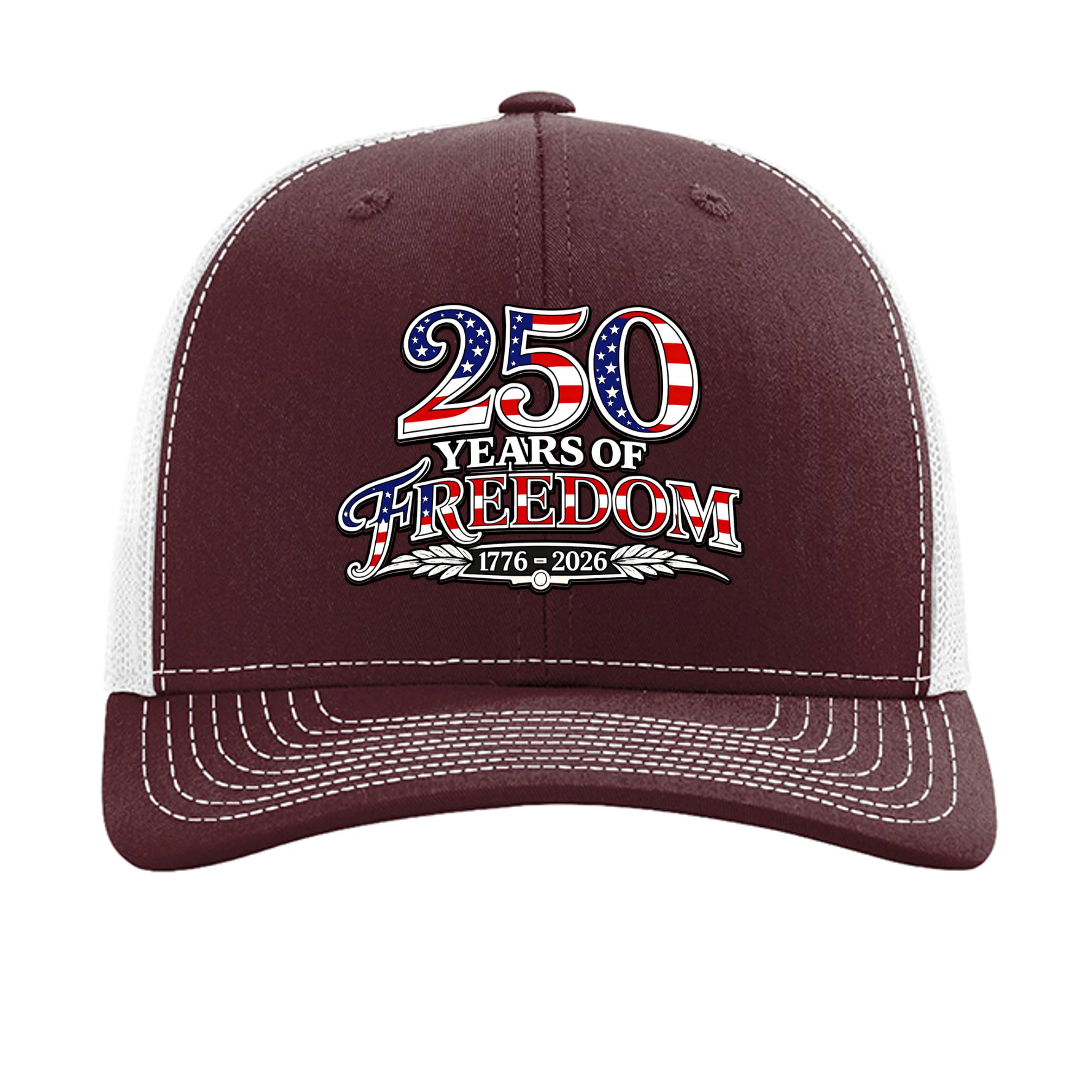 Maroon/ White - 112 - FRONT